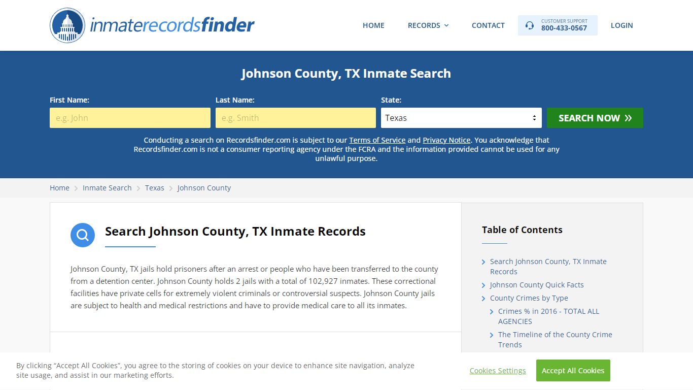 Did You Know?  Johnson County, TX